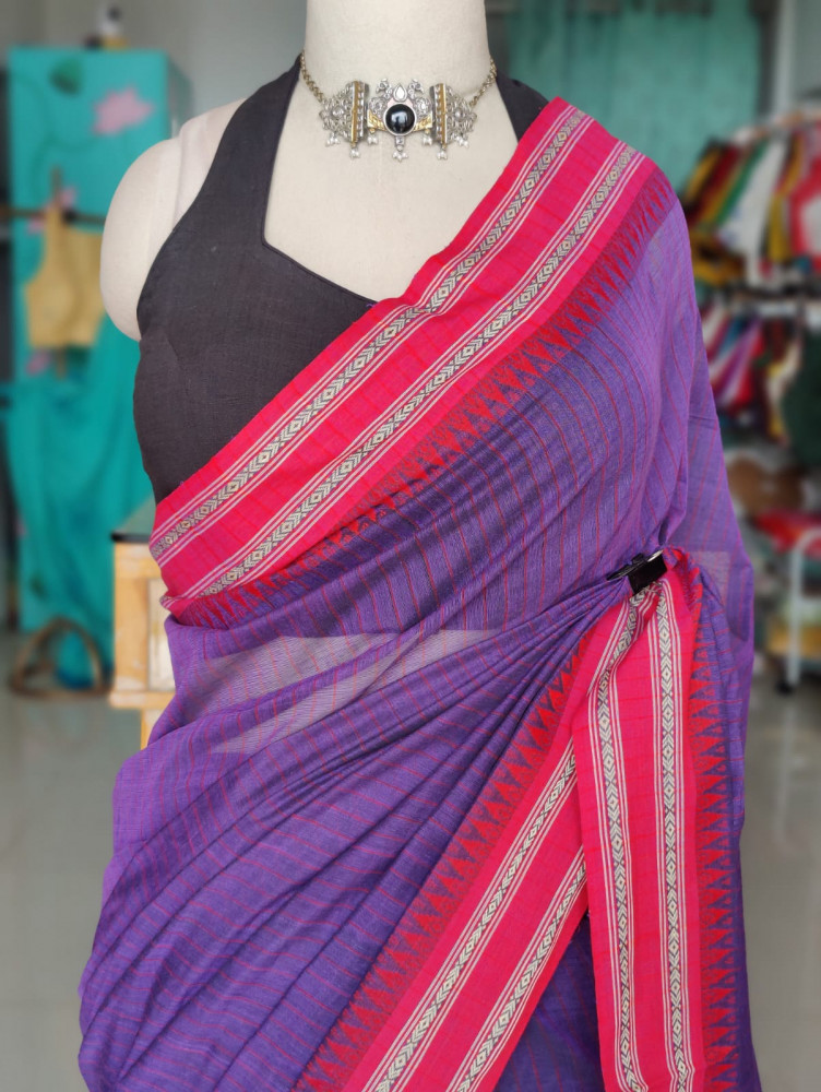 Image of Handloom Cotton Saree