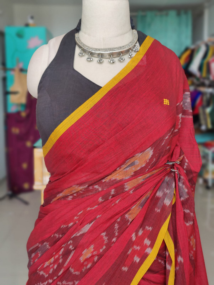 Image of Dhaniakhali Cotton Handloom Saree