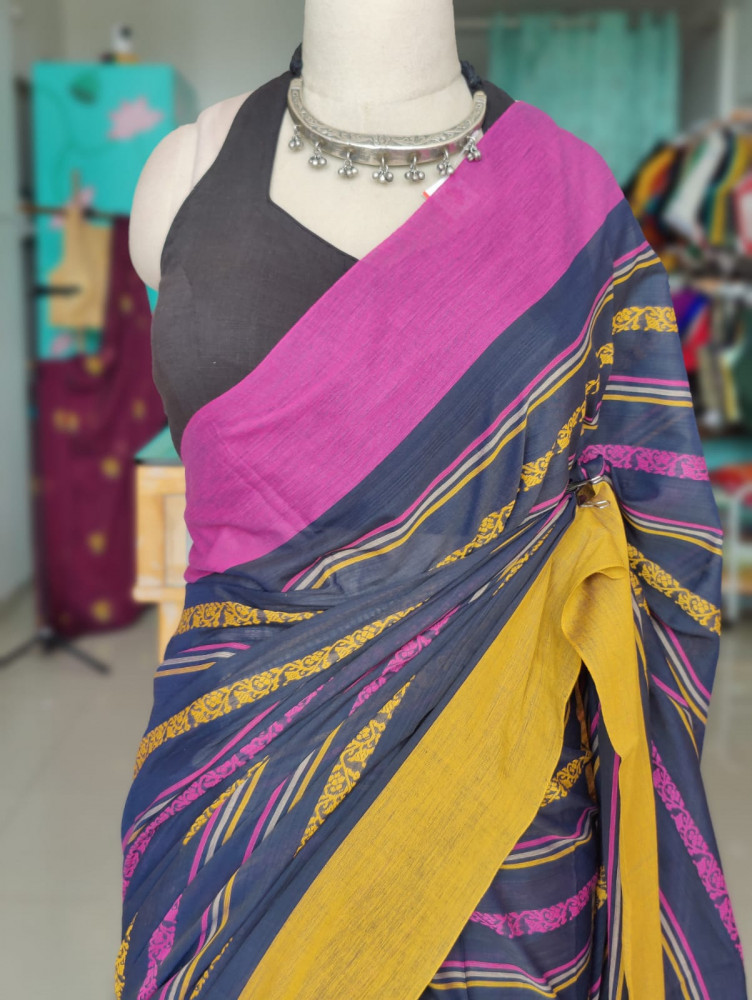 Image of Dhaniakhali Cotton Handloom Saree