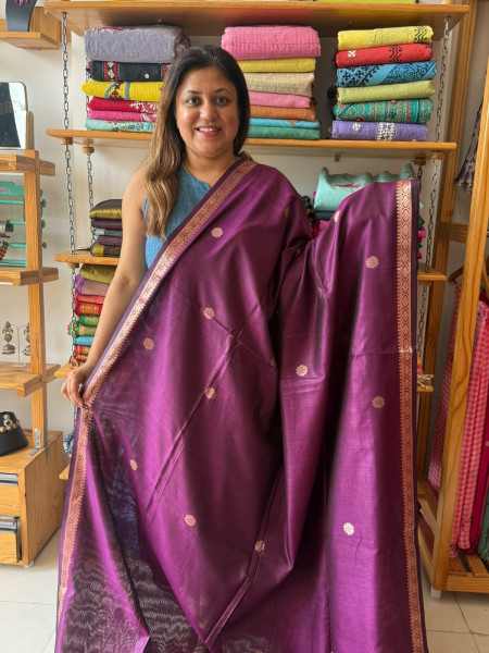 Mercerized Cotton Jamadani Weaving Saree