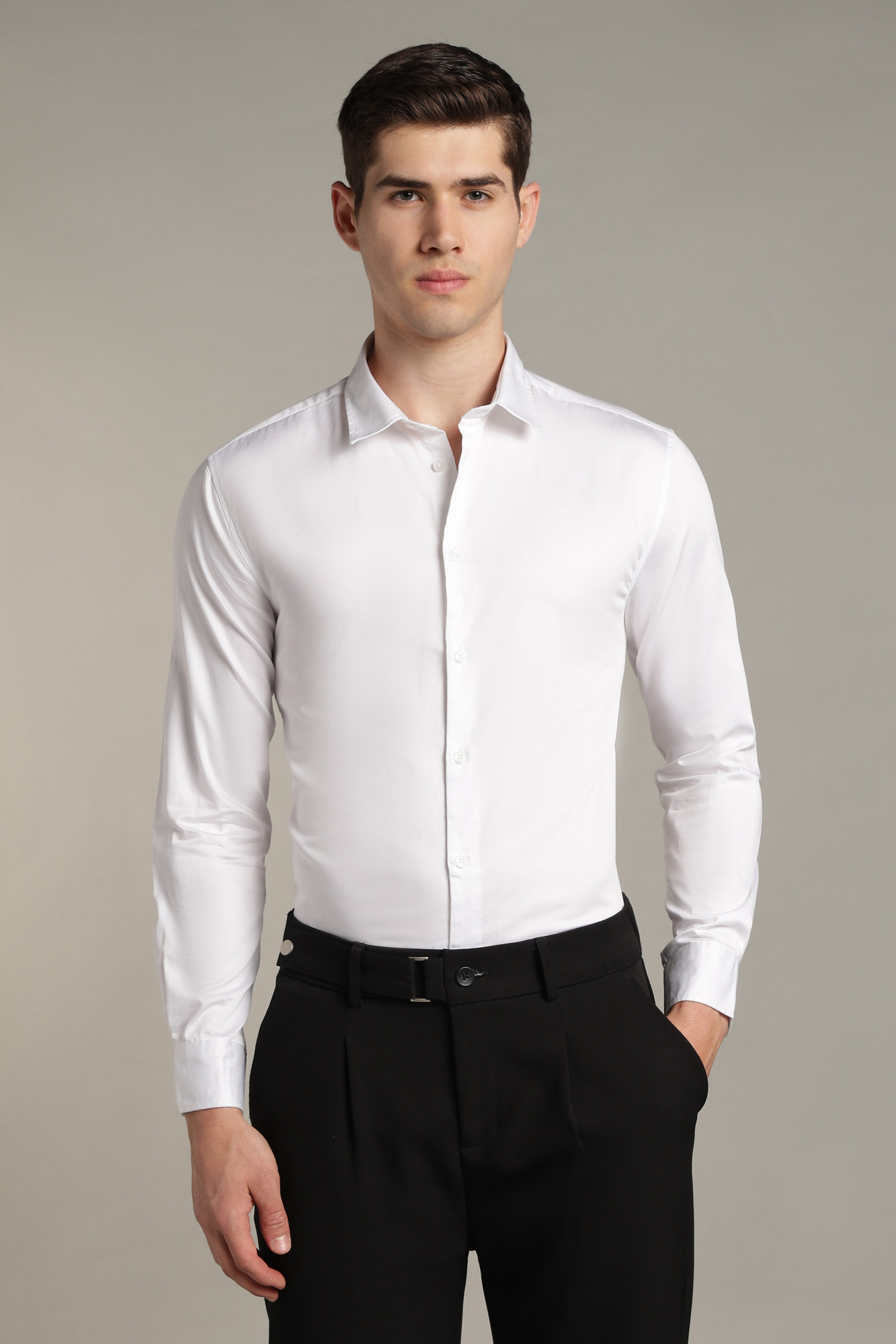 Imperial Poplin Shirt  White