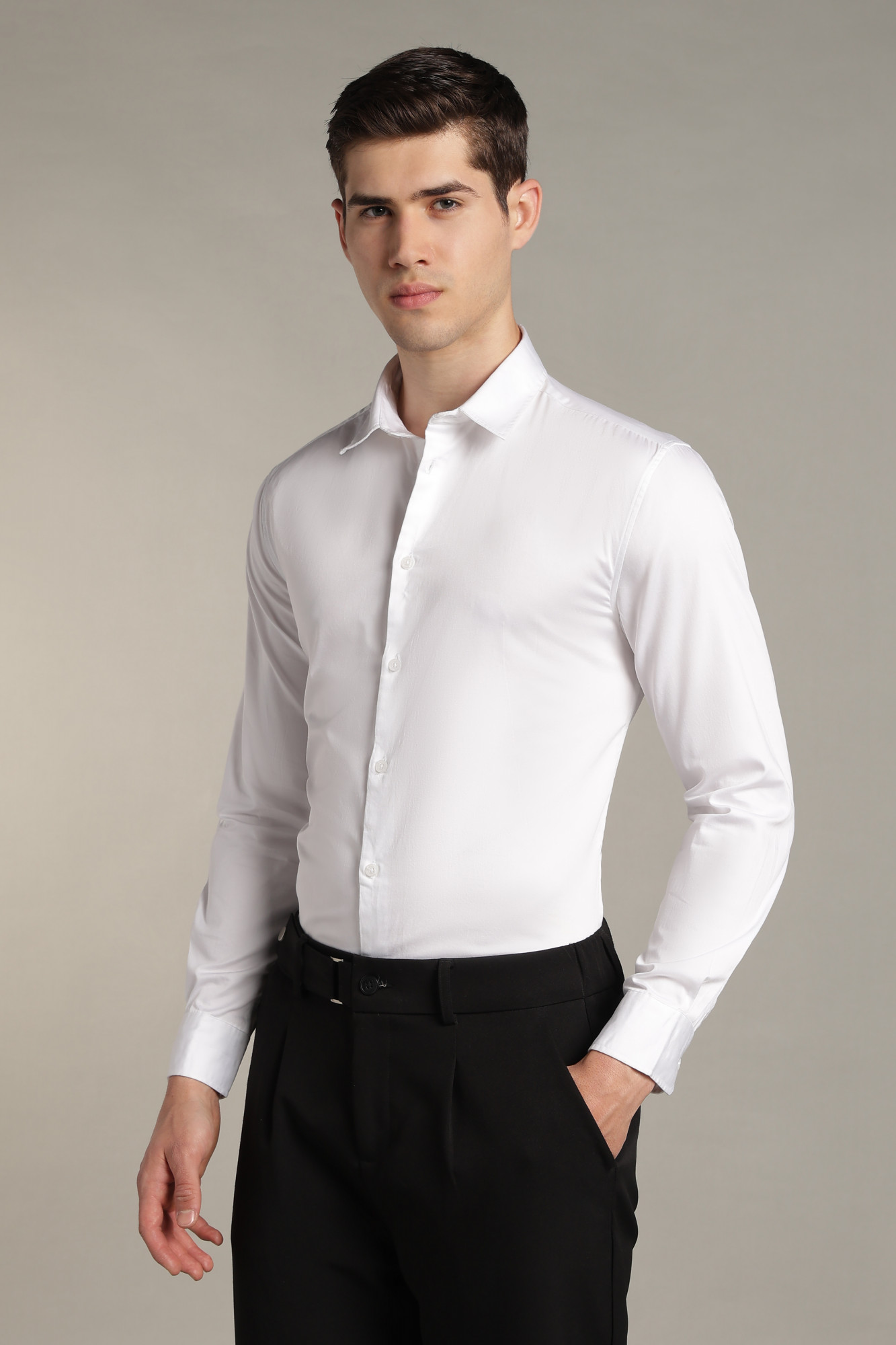 Imperial Poplin Shirt  White