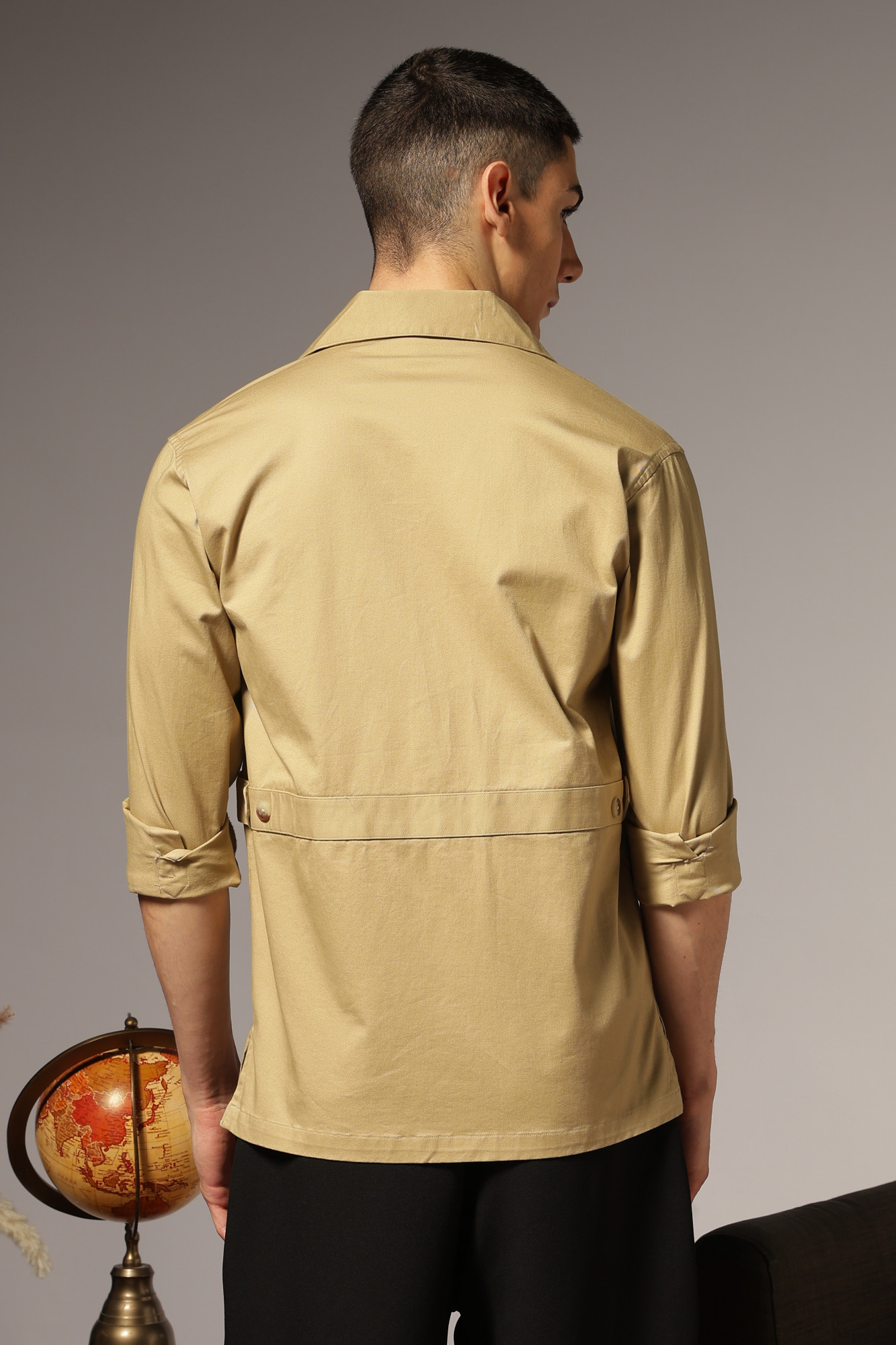 The Signature Safari Shirt  Light Yellow