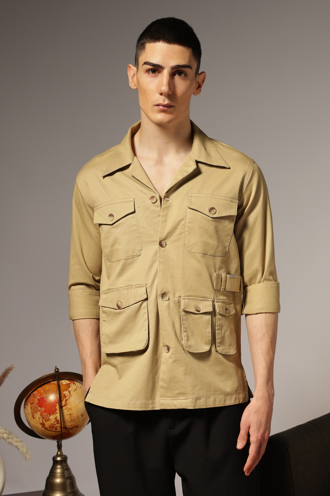 The Signature Safari Shirt  Light Yellow