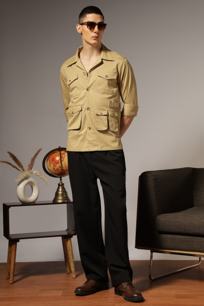 Image of The Signature Safari Shirt – Light Yellow