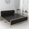 Boston Metal Folding Bed Frame With Mattress | Double Layer &amp; Ortho Tri Layer | Golden Frame | King Size 6.25 Ft x 6 Ft