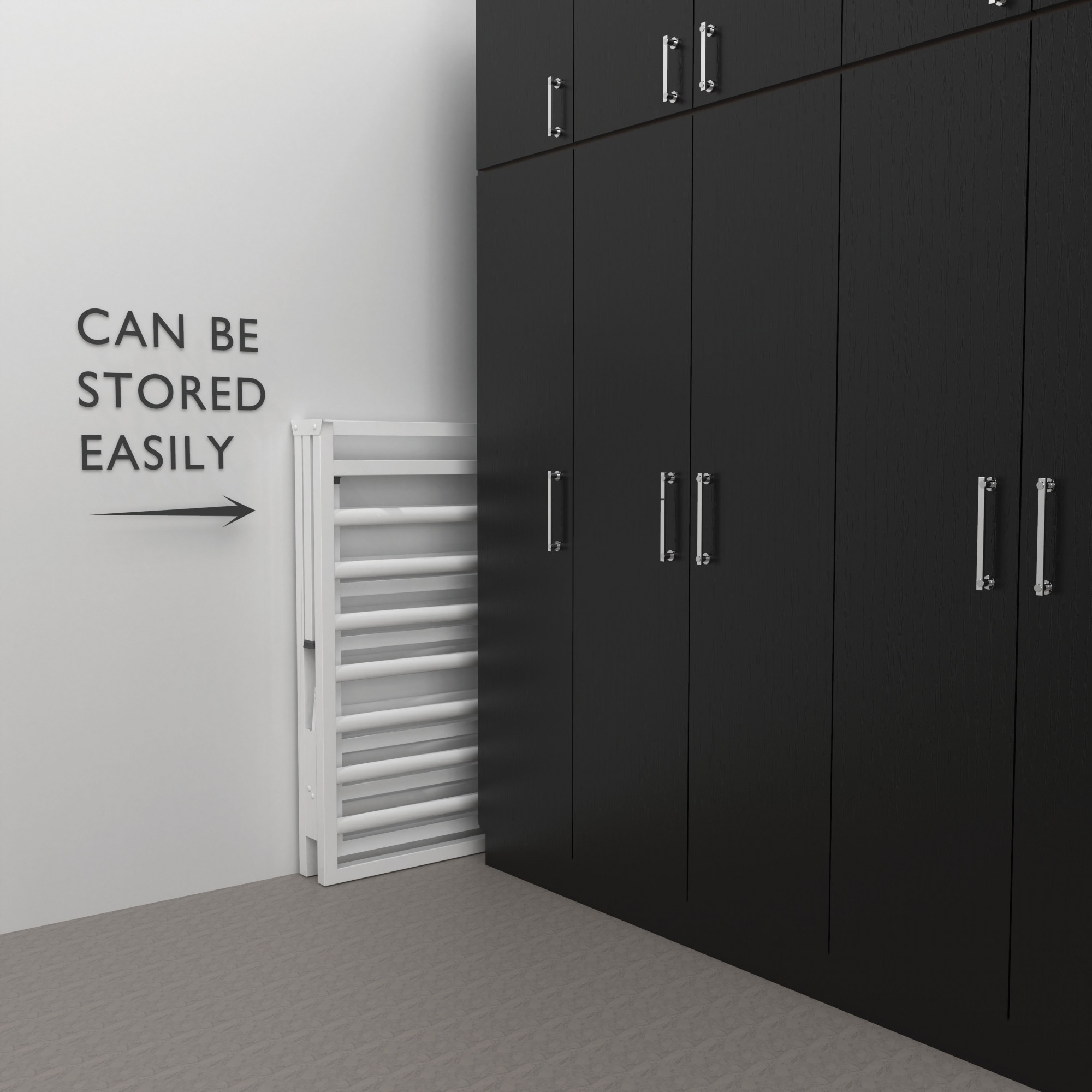 Jasper Metal Single Size Bed White Finish 3ft X 6ft 2 Year Warranty