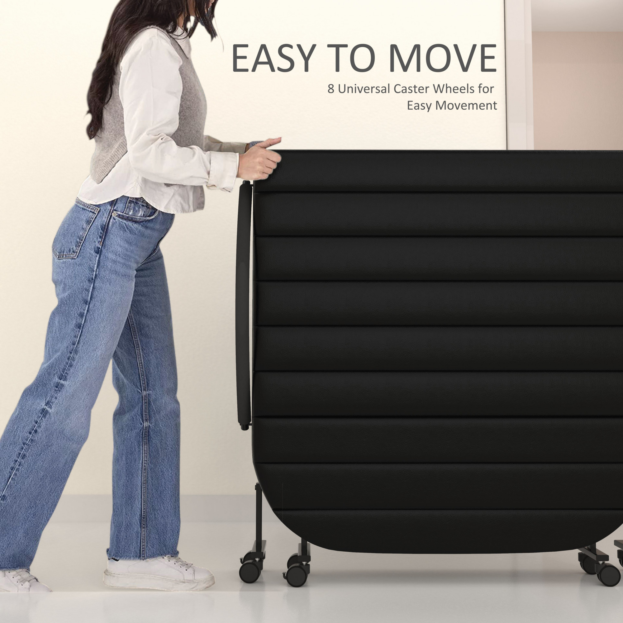 Xyra Rollaway Bed Single Size 3 Ft x 6 Ft Orthopedic Tri Layer Foam Mattress 5 Years Warranty