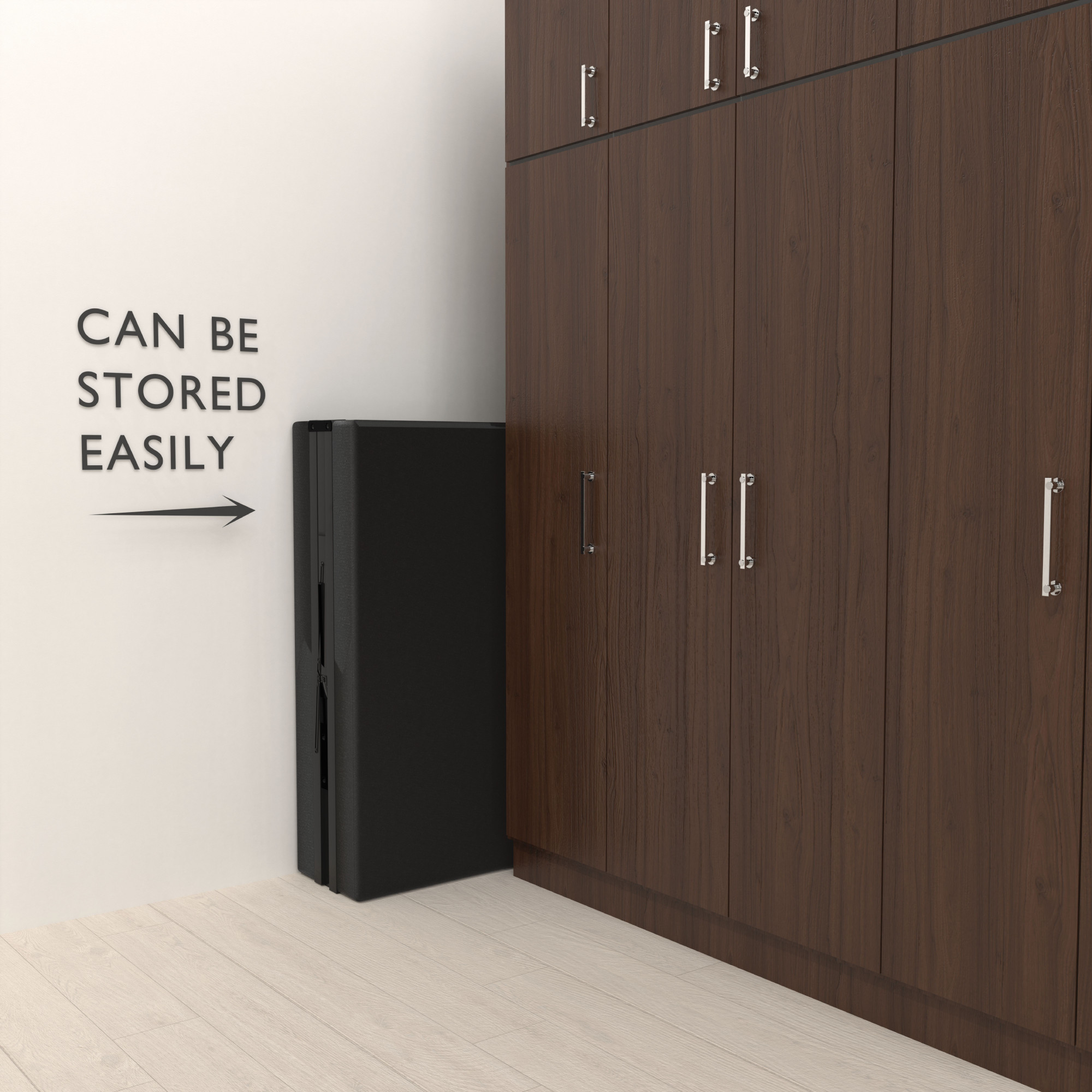 Luvo Metal Wood Folding Bed Frame Without Mattress American Oak Queen Size 65 Ft x 5 Ft 2 Years Warranty