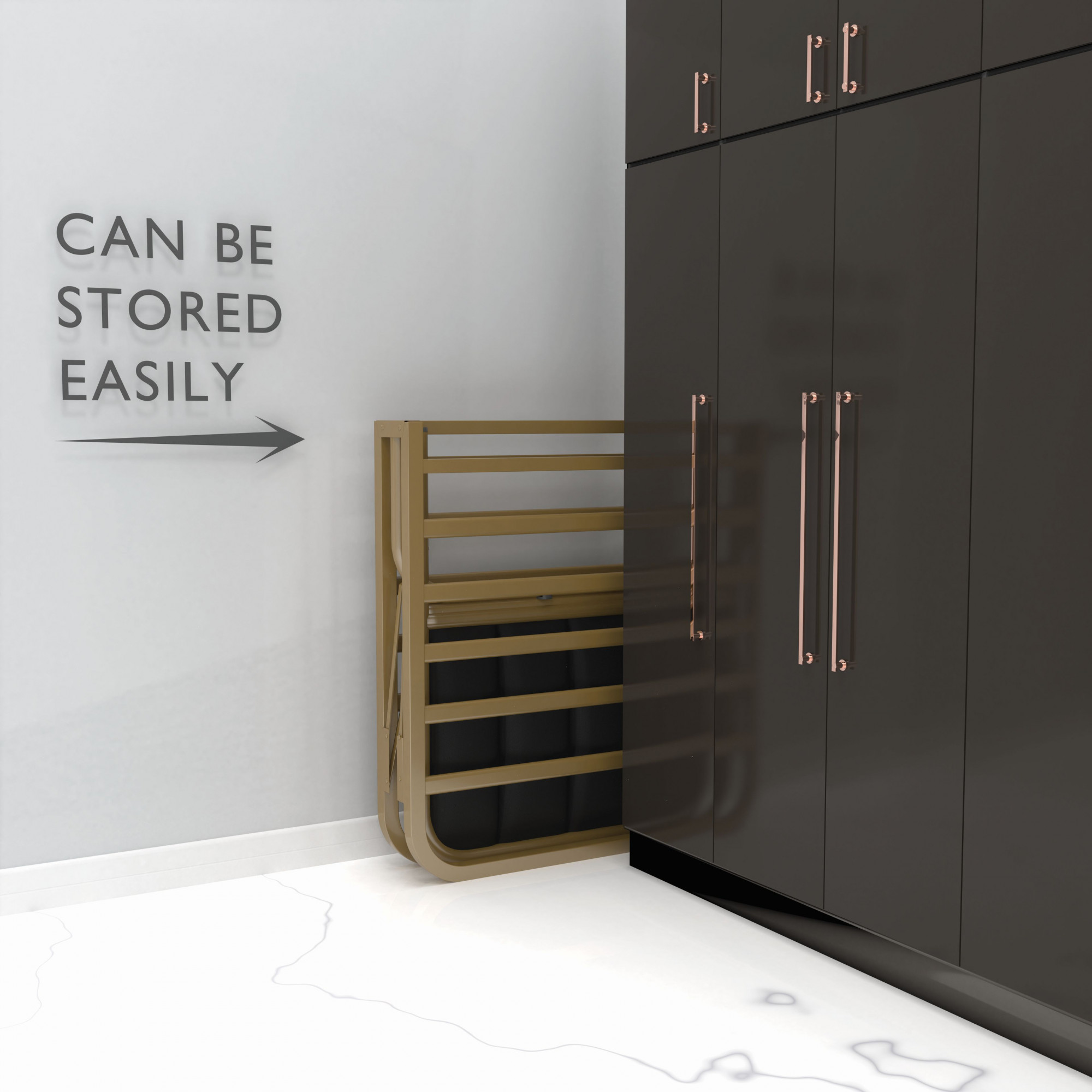 Boston Metal Folding Bed Frame Without Mattress Golden Frame Double Size 625 Ft x 4 Ft 2 Years Warranty