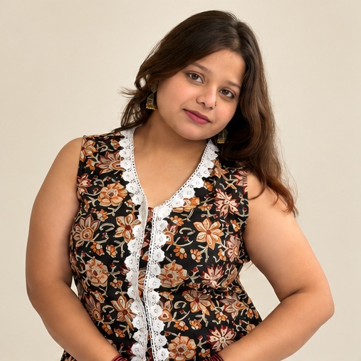 Black Kalamkari Handblock Set