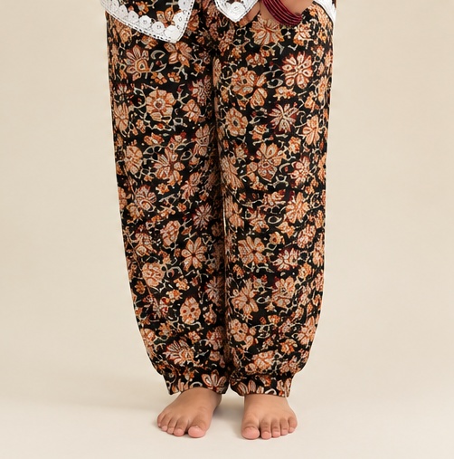 Black Kalamkari Handblock Set