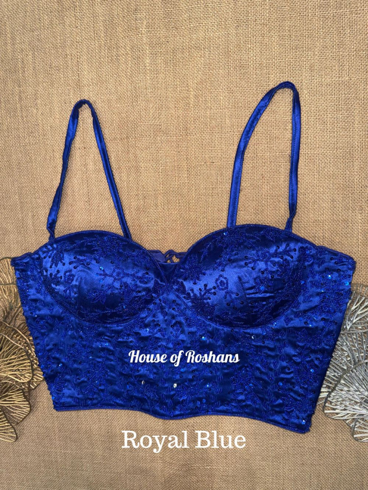 Image of Hand Embroidered Corset Blouse