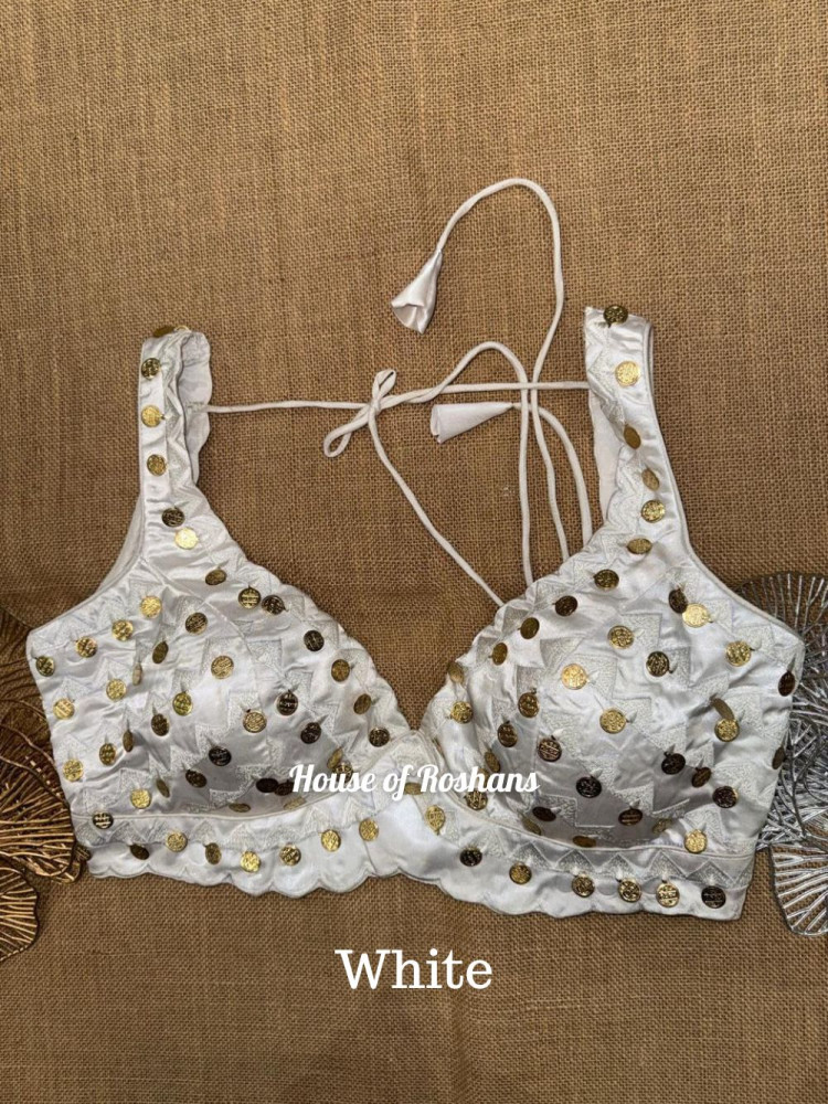 Image of Coin Work Sleeveless Blouse