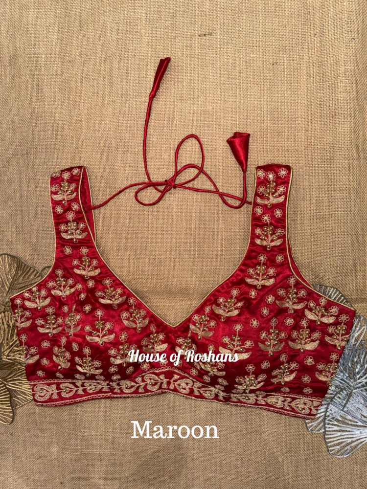 Image of Dori Bead Work Embroidered blouses