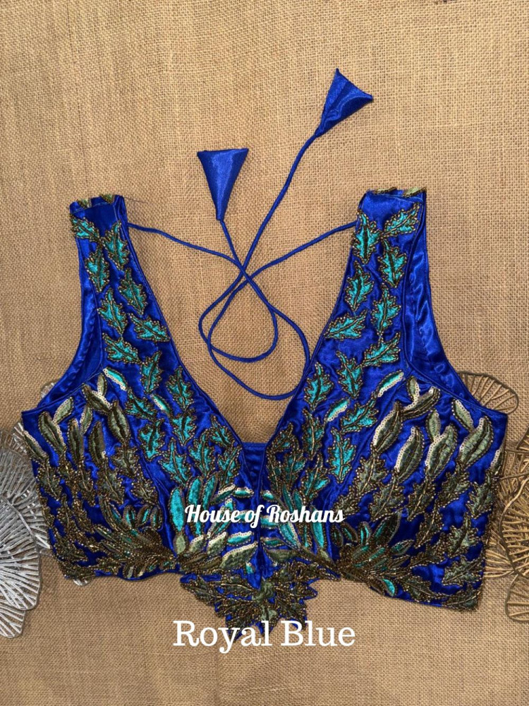 Image of Embroidered Designer Sleeveless Blouses