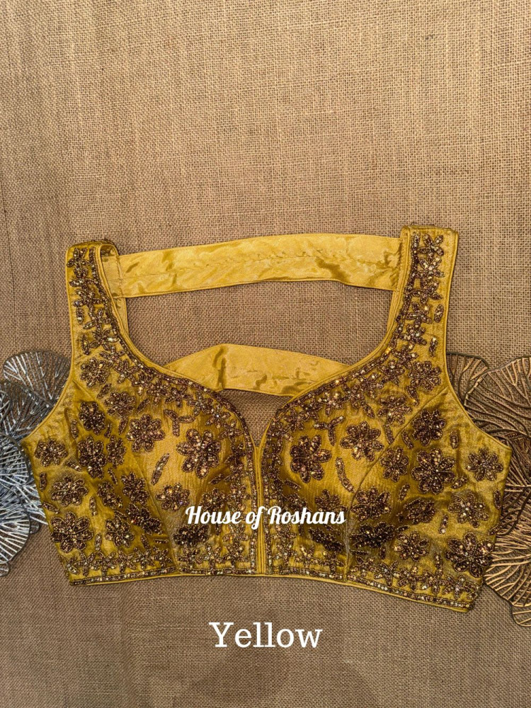 Image of Hand Embroidered Wedding Blouse