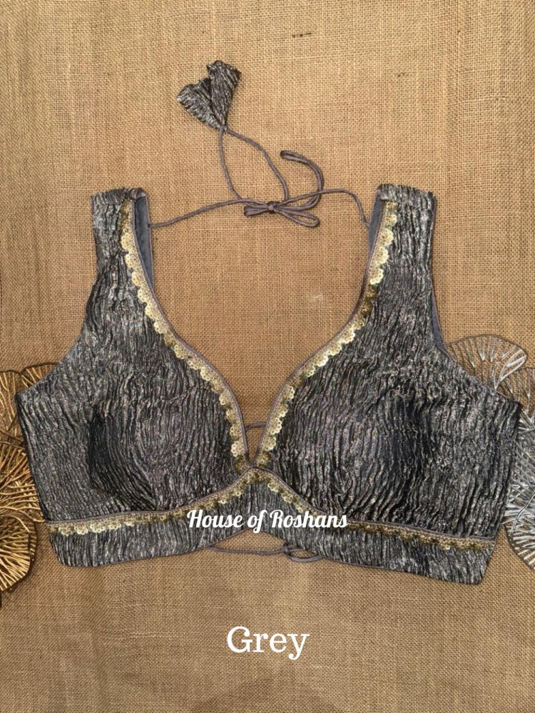 Image of Tissue Solid Color Sleeveless Blouse with Lace