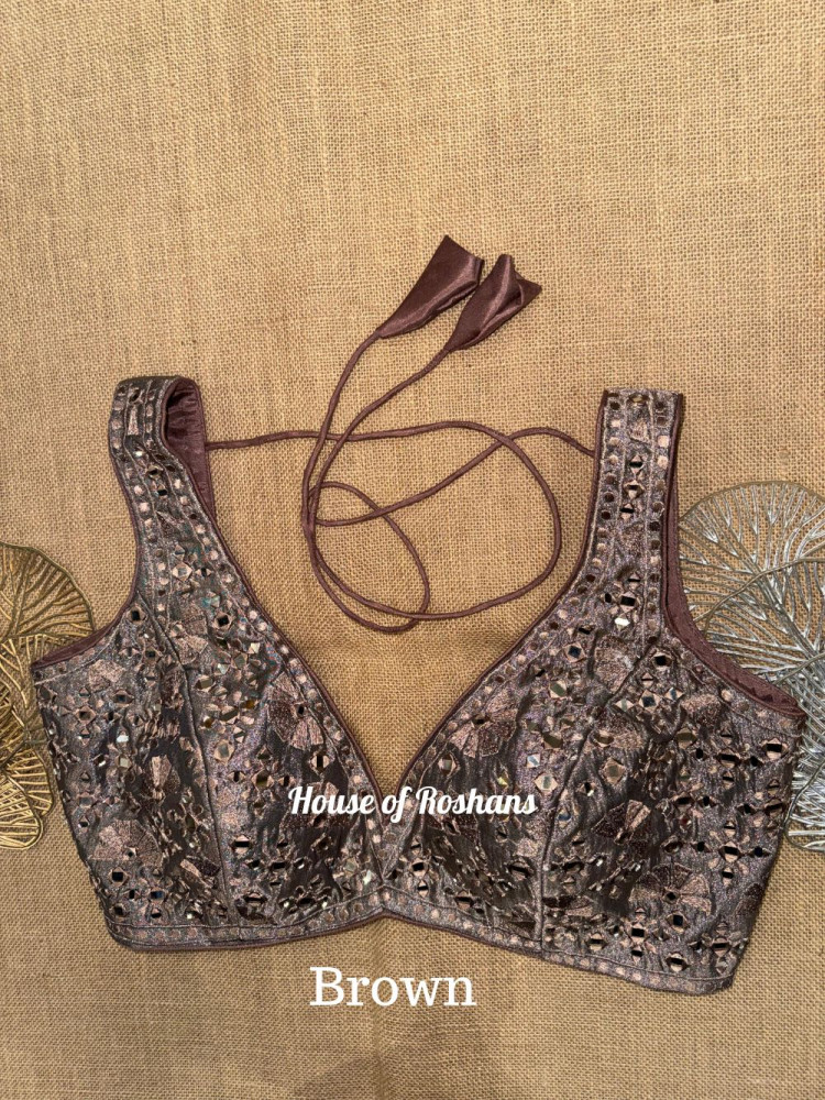 Image of Tissue embroidered Blouses