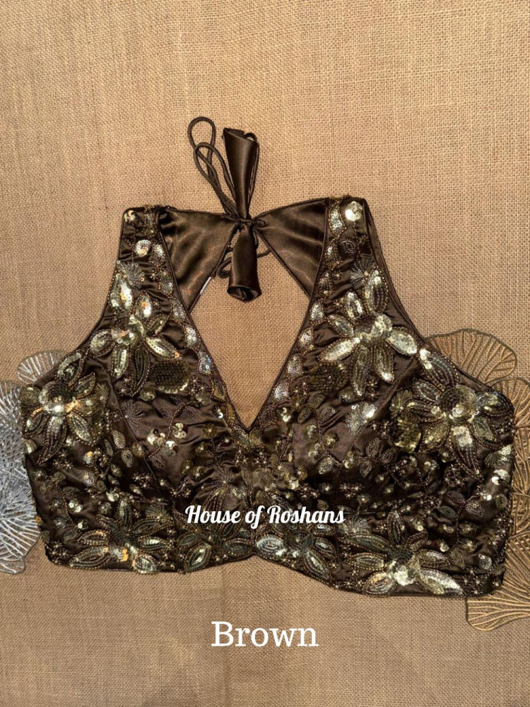 Image of Chandani Embroidered Sleeveless Blouse
