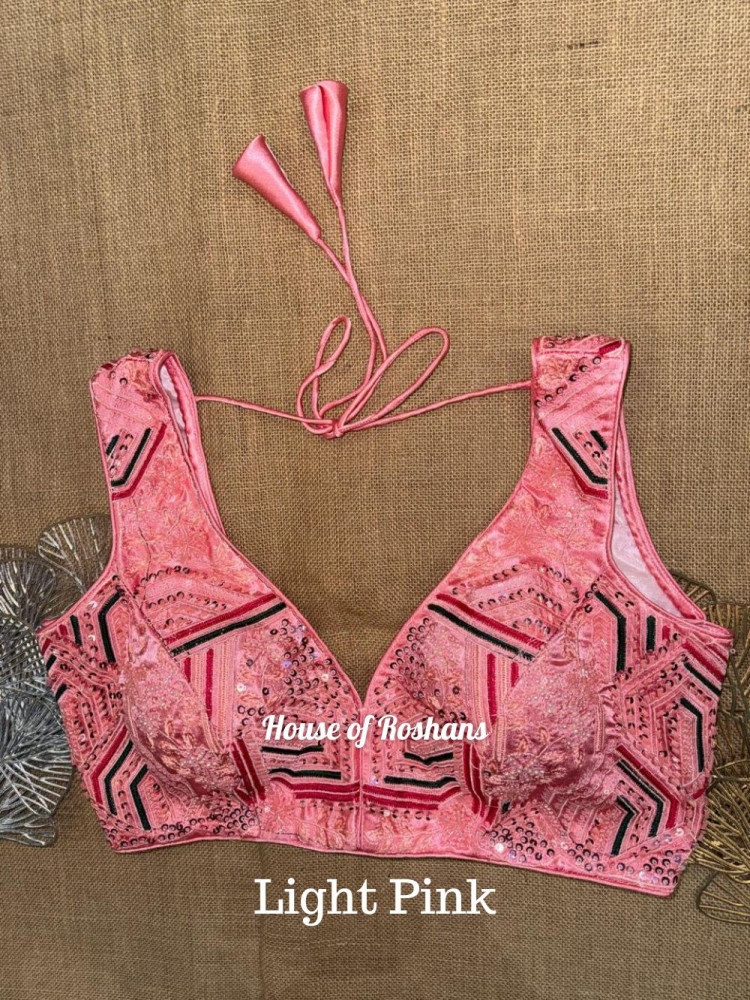 Image of Deep Neck Sleeveless Blouse