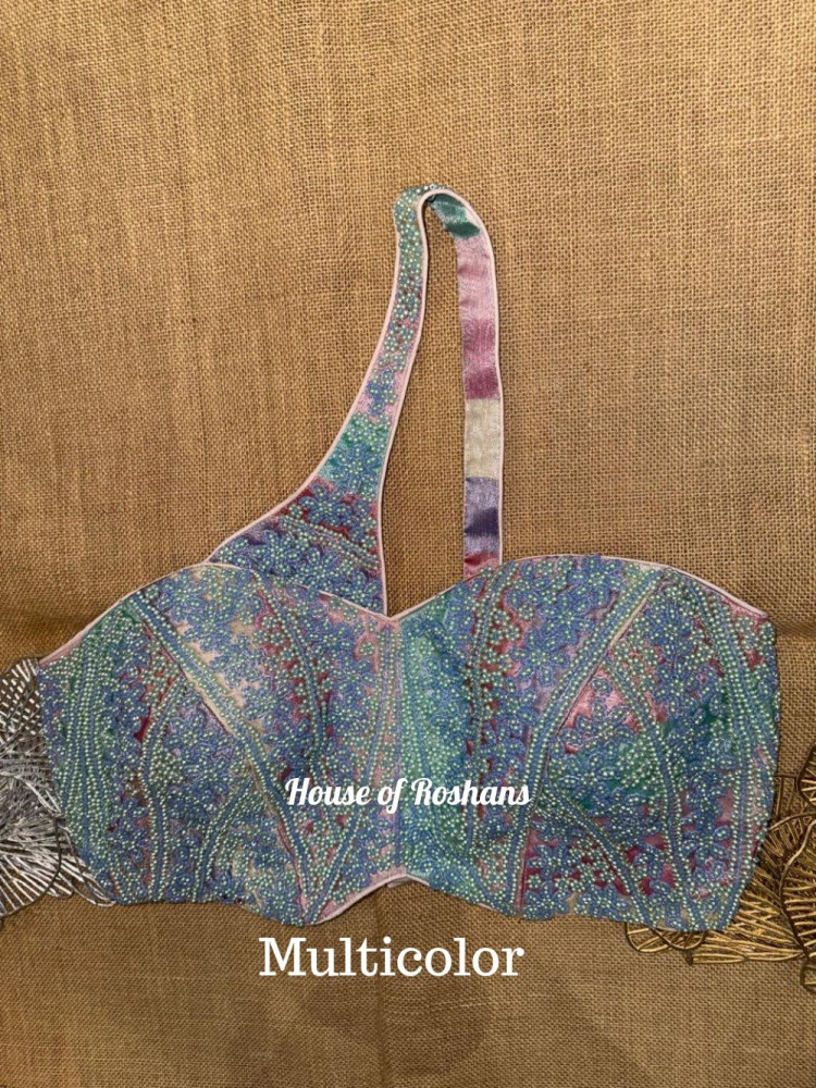 Image of Hand Embroidered Designer Blouse