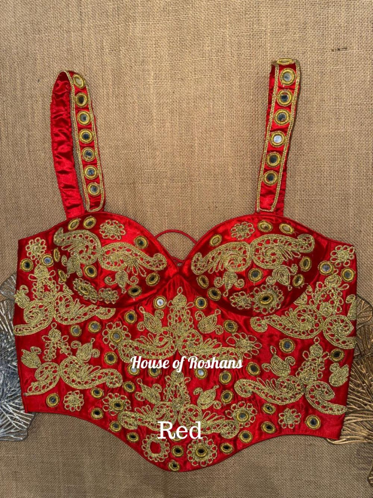 Image of Dori Mirror Work corset