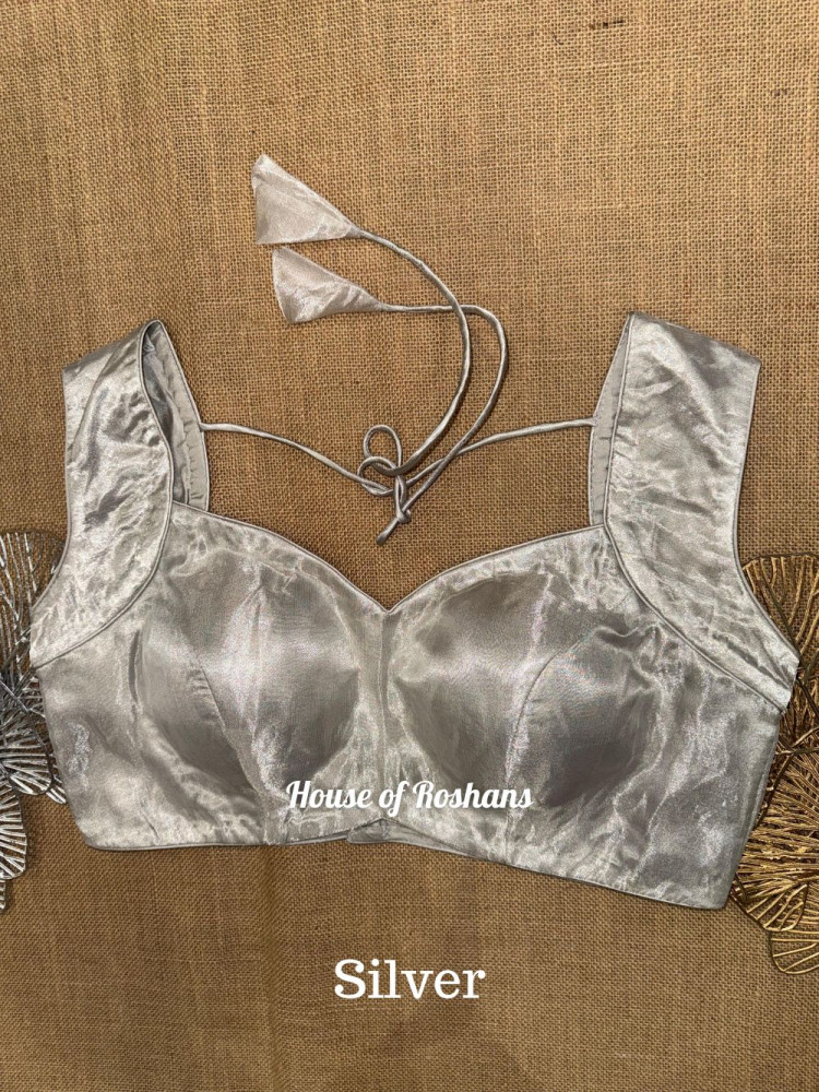 Image of Tissue Solid Sleeveless Blouse