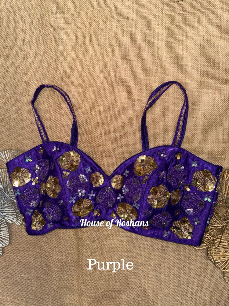 Image of Sequin and Bead Work Blouse