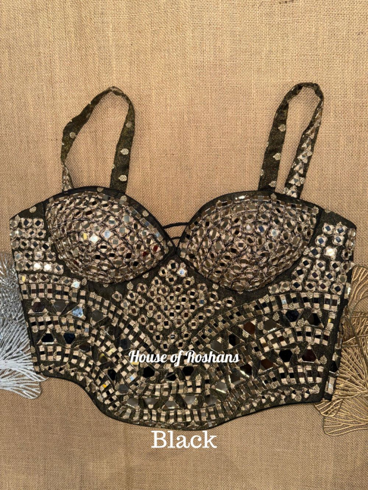 Image of Hand Mirror Work Long Corset