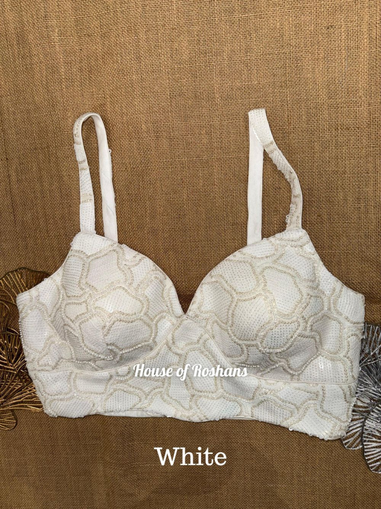 Image of Designer Strappy Sequin Blouse