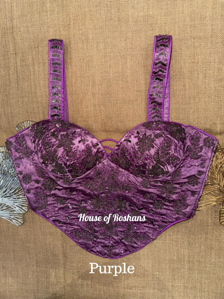 Image of Hand Embroidered Corset Blouse