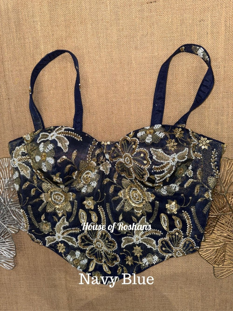 Image of Embroidered Strappy Corset