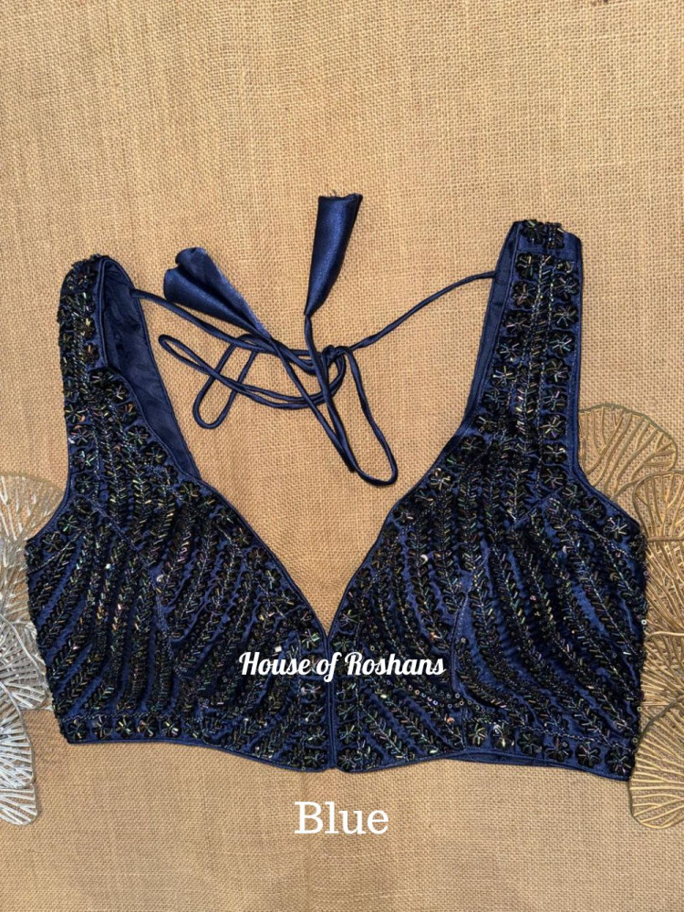 Image of Hand Embroidered Wedding Blouse