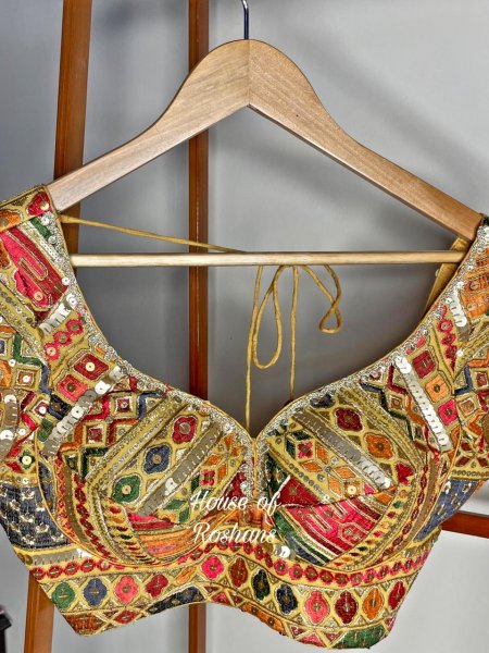 Choli cut blouse deals