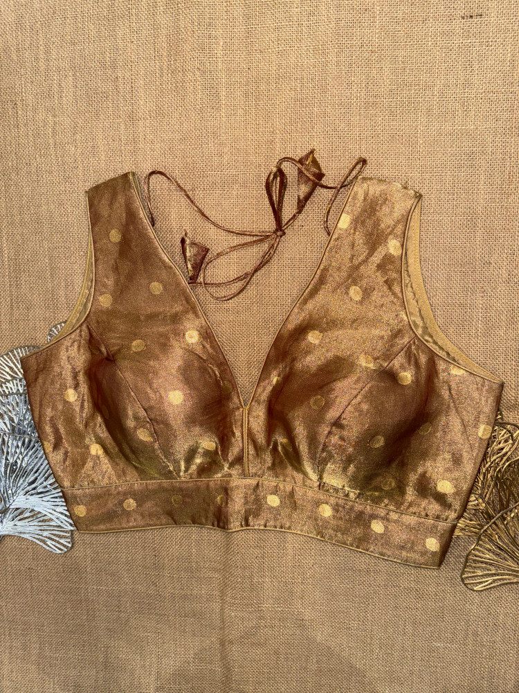 Image of Pure Tissue Solid Sleeveless Blouse