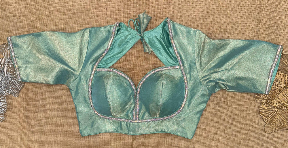 Image of Tissue  Blouses with Sleeves