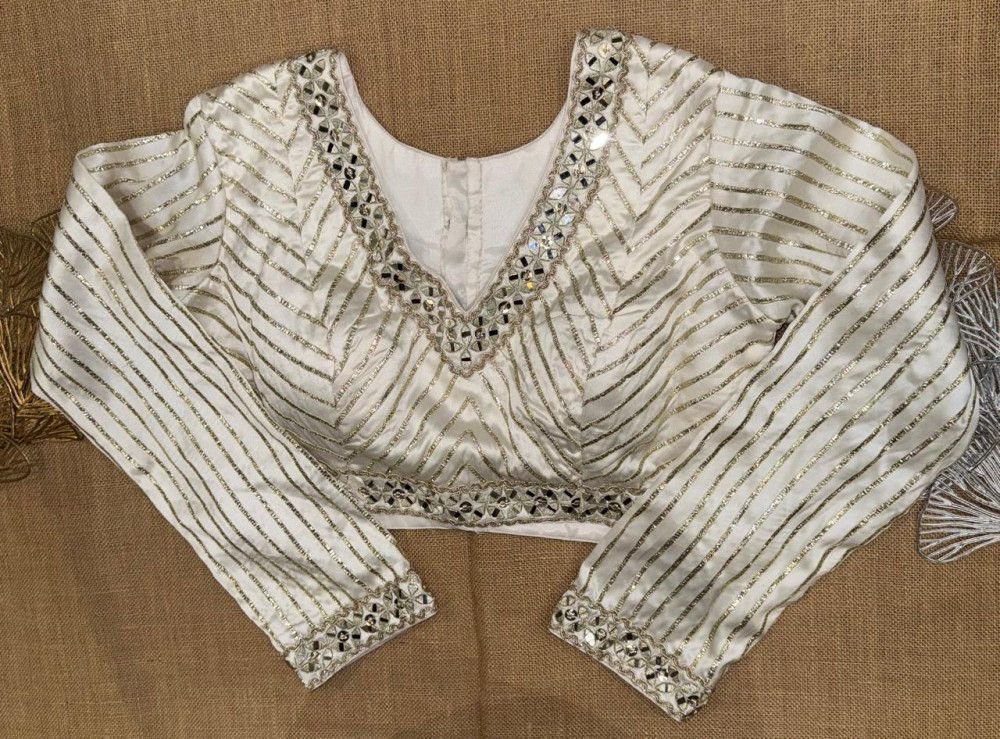 Image of Full Sleeves Gota Work Blouse