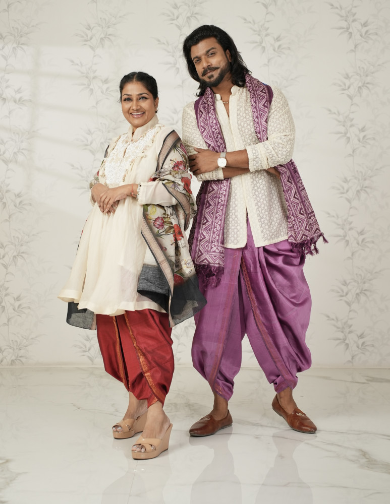 Get Ready to WOW in 5 Minutes with Dhoti Style Saree Draping! Dolly Jain and Rohit Bose