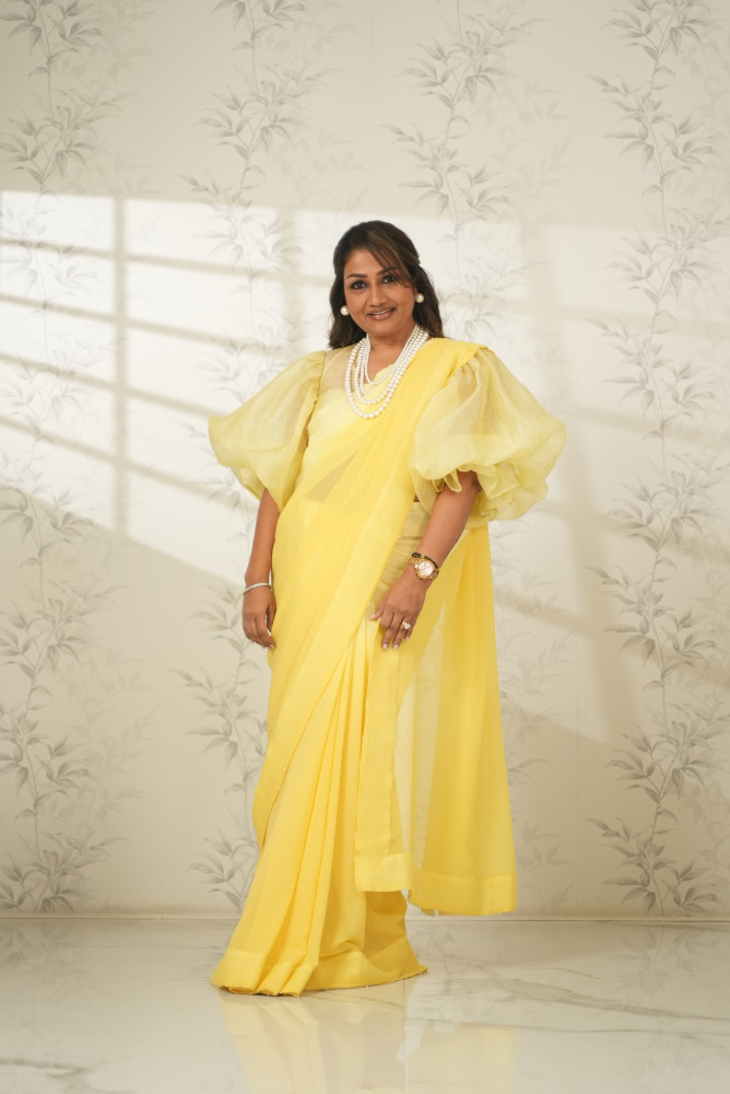Dolly Jain&#039;s TOP Saree Drape for Basant Panchami
