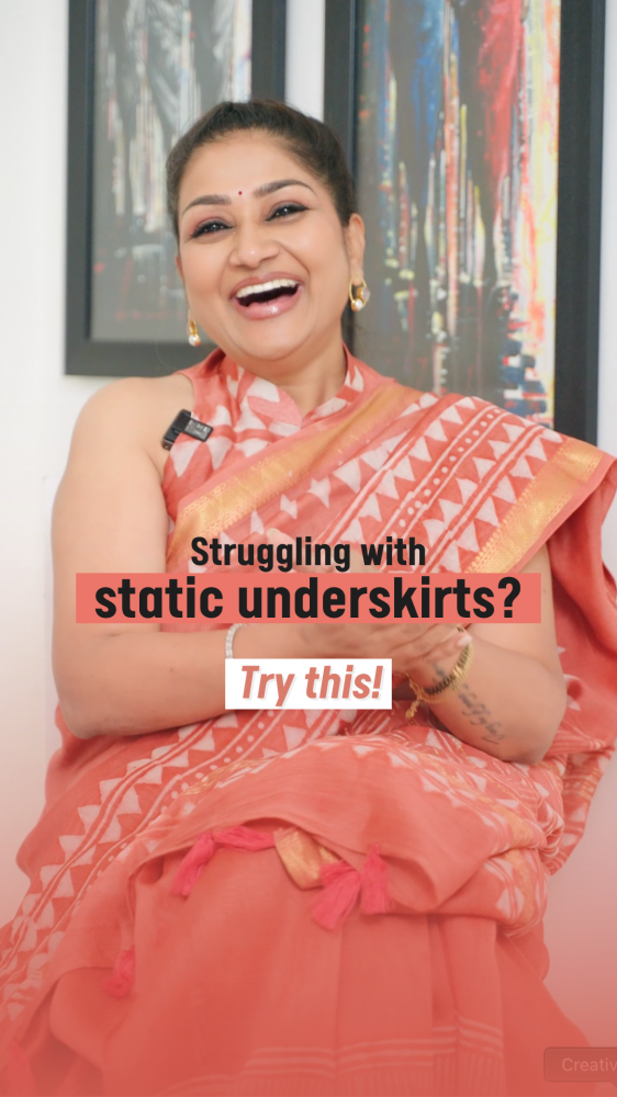 Struggling with static underskirts? Try this!