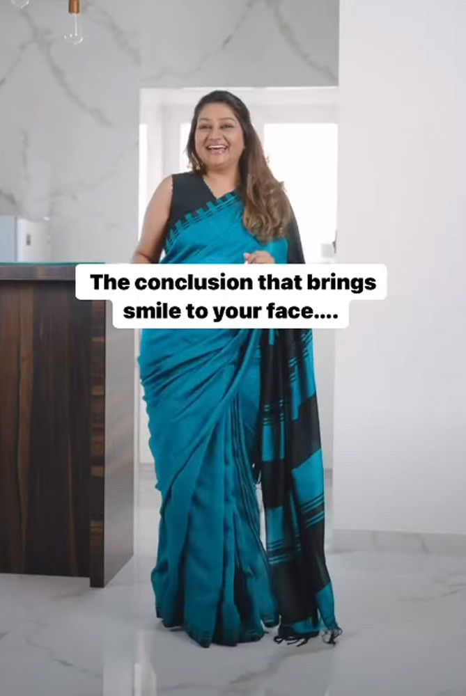 Dolly Jain: No-Pin Side Pleats Tutorial