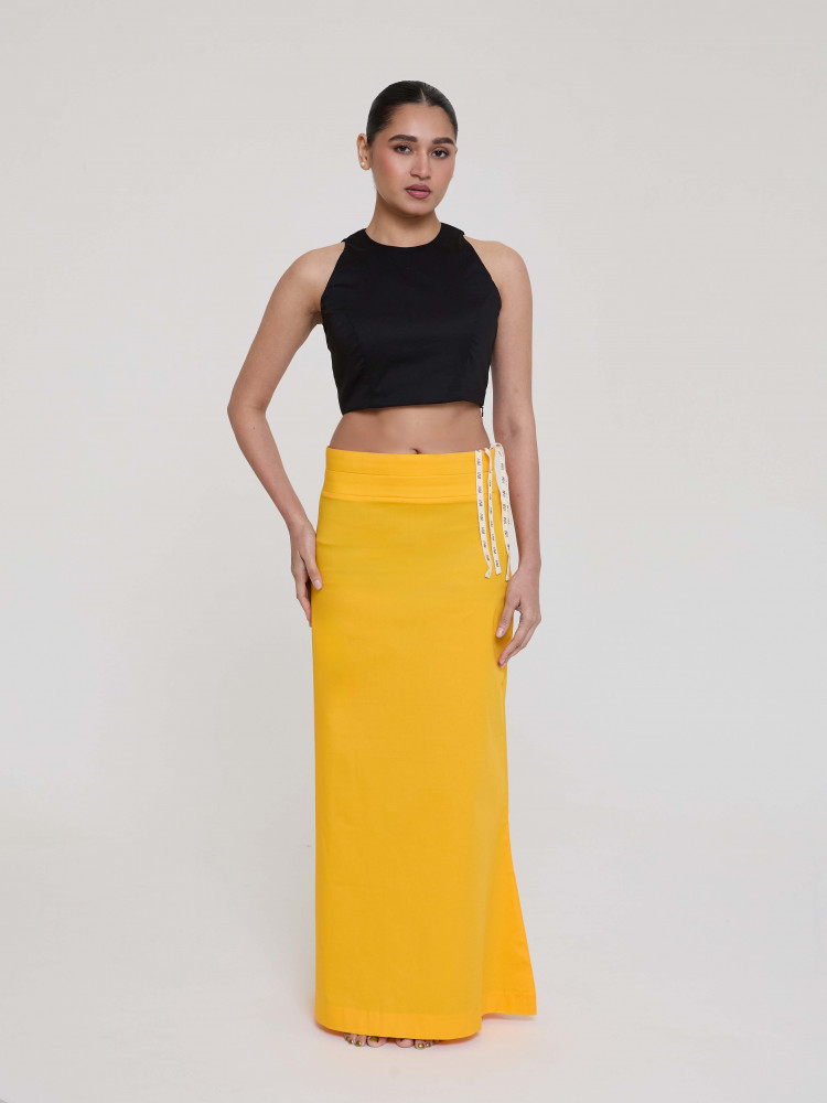 Image of D’Coat Simple With Extender | Marigold Yellow