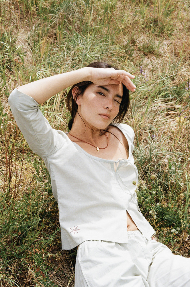 Image of STUDIO SAUM X HOUSE OF IDAR SS26 CAPSULE - The Ardha Blouser