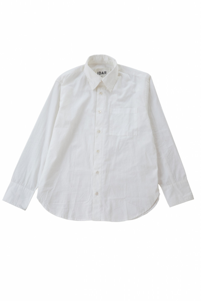Terrance poplin shirt - white
