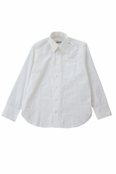 Terrance poplin shirt - white