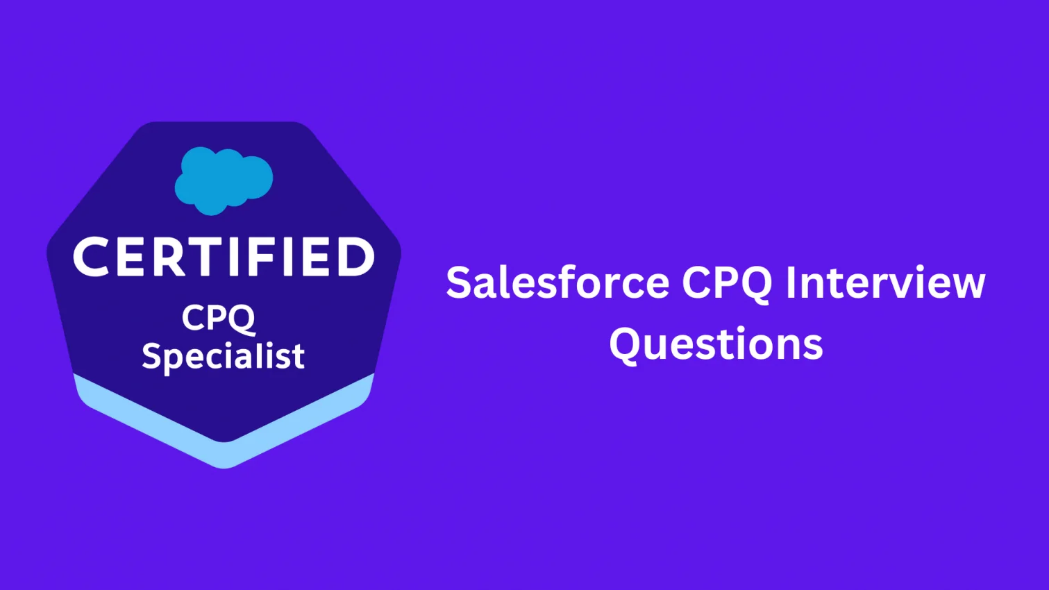 salesforce cpq interview questions