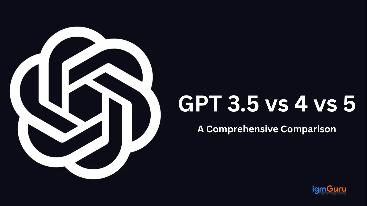 Compare GPT-3.5 vs 4-GPT vs 5-GPT