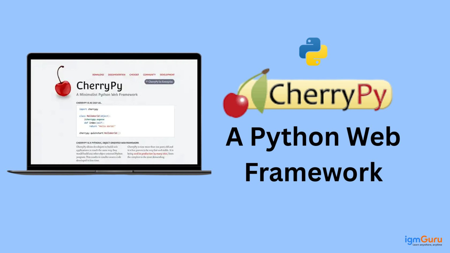 CherryPy Framework in Python