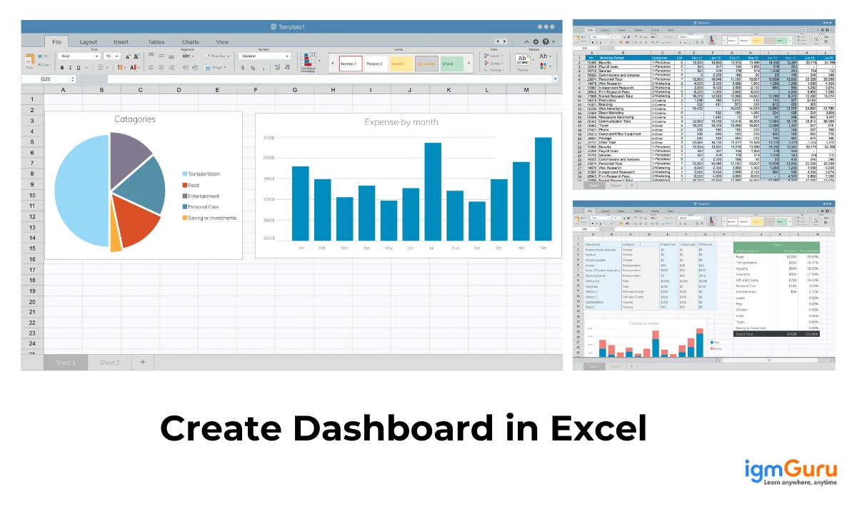 Create Dashboard in Excel